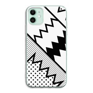 CaseCompany Pop Art #5: iPhone 11 Transparant Hoesje