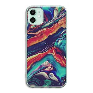 CaseCompany Chameleon Sun: iPhone 11 Transparant Hoesje