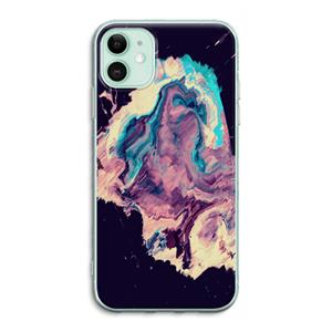 CaseCompany Cosmic Silence: iPhone 11 Transparant Hoesje