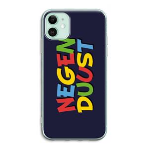 CaseCompany 90's One: iPhone 11 Transparant Hoesje