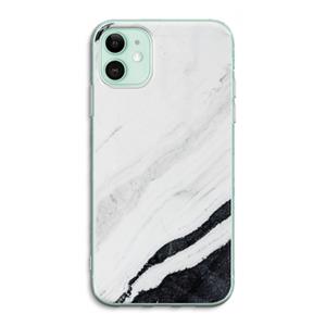 CaseCompany Elegante marmer: iPhone 11 Transparant Hoesje