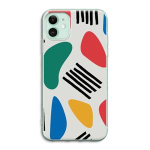 CaseCompany Illustratieve pop 1: iPhone 11 Transparant Hoesje