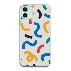 CaseCompany Illustratieve pop 2: iPhone 11 Transparant Hoesje