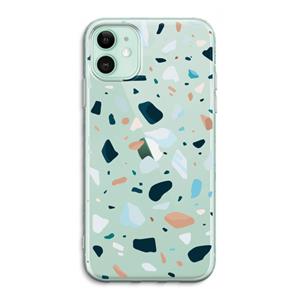CaseCompany Terrazzo N°13: iPhone 11 Transparant Hoesje