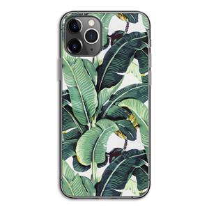 CaseCompany Bananenbladeren: iPhone 11 Pro Transparant Hoesje