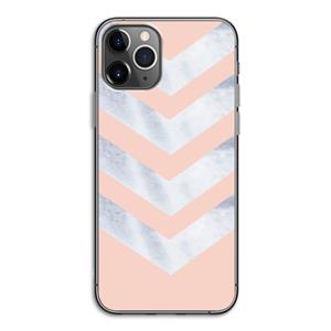 CaseCompany Marmeren pijlen: iPhone 11 Pro Transparant Hoesje