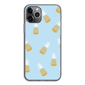 CaseCompany Ananasjes: iPhone 11 Pro Transparant Hoesje
