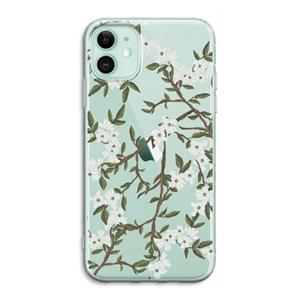 CaseCompany Blossoming spring: iPhone 11 Transparant Hoesje