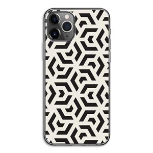 CaseCompany Crazy pattern: iPhone 11 Pro Transparant Hoesje