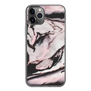 CaseCompany Roze stroom: iPhone 11 Pro Transparant Hoesje