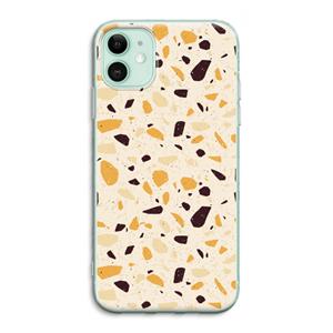 CaseCompany Terrazzo N°13: iPhone 11 Transparant Hoesje