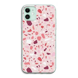 CaseCompany Terrazzo N°15: iPhone 11 Transparant Hoesje