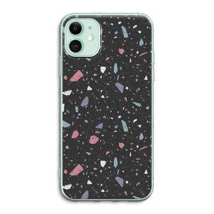 CaseCompany Terrazzo N°16: iPhone 11 Transparant Hoesje