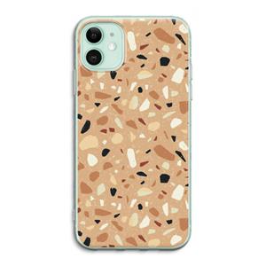 CaseCompany Terrazzo N°17: iPhone 11 Transparant Hoesje