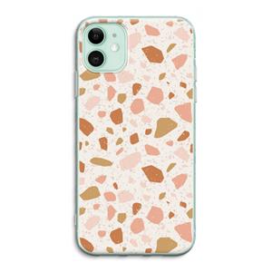 CaseCompany Terrazzo N°18: iPhone 11 Transparant Hoesje