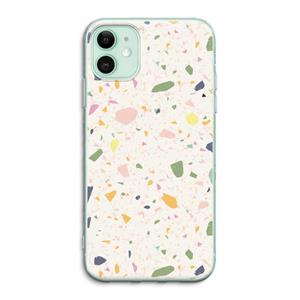 CaseCompany Terrazzo N°21: iPhone 11 Transparant Hoesje