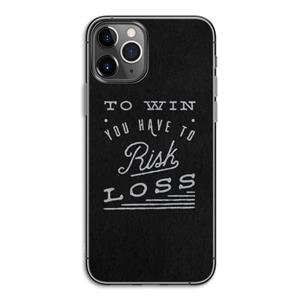 CaseCompany Risk loss: iPhone 11 Pro Transparant Hoesje