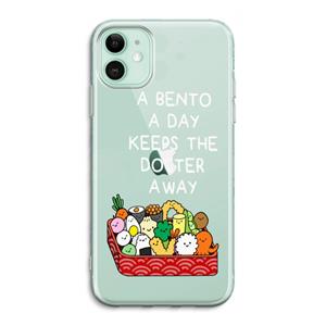 CaseCompany Bento a day: iPhone 11 Transparant Hoesje