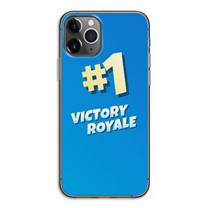 CaseCompany Victory Royale: iPhone 11 Pro Transparant Hoesje