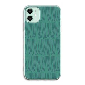 CaseCompany Swirls: iPhone 11 Transparant Hoesje
