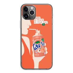 CaseCompany Peach please!: iPhone 11 Pro Transparant Hoesje