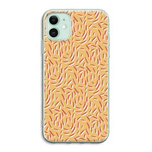 CaseCompany Camouflage: iPhone 11 Transparant Hoesje