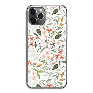 CaseCompany Sweet little flowers: iPhone 11 Pro Transparant Hoesje
