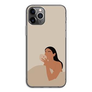 CaseCompany Fresh coffee: iPhone 11 Pro Transparant Hoesje