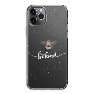 CaseCompany Be(e) kind: iPhone 11 Pro Transparant Hoesje