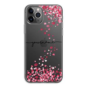 CaseCompany Hartjes en kusjes: iPhone 11 Pro Transparant Hoesje