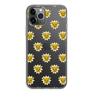 CaseCompany Leeuwenkoppen: iPhone 11 Pro Transparant Hoesje