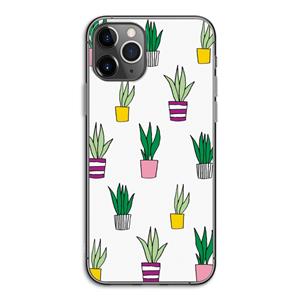 CaseCompany Sanseveria: iPhone 11 Pro Transparant Hoesje