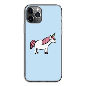 CaseCompany Eenhoorn: iPhone 11 Pro Transparant Hoesje