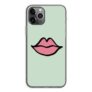 CaseCompany Kusje: iPhone 11 Pro Transparant Hoesje