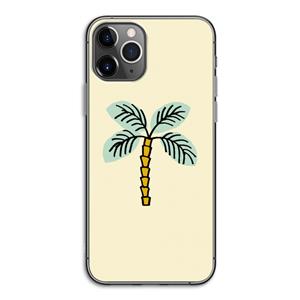 CaseCompany Palmboom: iPhone 11 Pro Transparant Hoesje