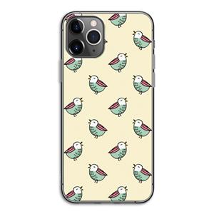 CaseCompany Vogeltjes: iPhone 11 Pro Transparant Hoesje