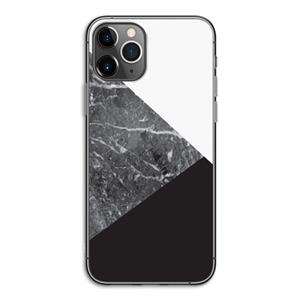CaseCompany Combinatie marmer: iPhone 11 Pro Transparant Hoesje