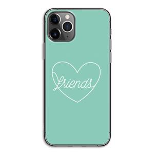 CaseCompany Friends heart pastel: iPhone 11 Pro Transparant Hoesje
