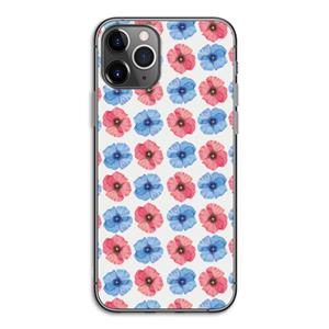 CaseCompany Klaproosjes: iPhone 11 Pro Transparant Hoesje