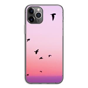 CaseCompany Fly away: iPhone 11 Pro Transparant Hoesje