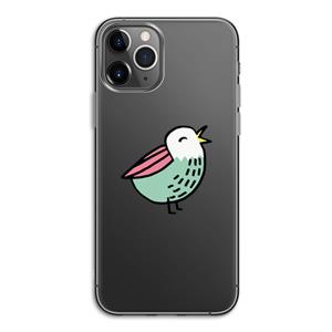 CaseCompany Birdy: iPhone 11 Pro Transparant Hoesje