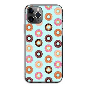 CaseCompany Donuts: iPhone 11 Pro Transparant Hoesje