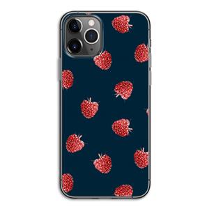 CaseCompany Framboosjes: iPhone 11 Pro Transparant Hoesje