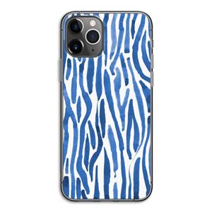 CaseCompany Blauwe nerven: iPhone 11 Pro Transparant Hoesje
