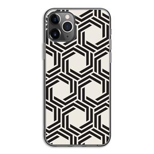 CaseCompany Geometrisch patroon: iPhone 11 Pro Transparant Hoesje
