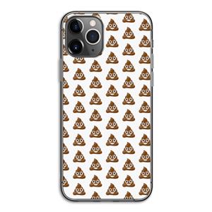 CaseCompany Poop emoji: iPhone 11 Pro Transparant Hoesje