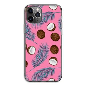 CaseCompany Kokosnoot roze: iPhone 11 Pro Transparant Hoesje