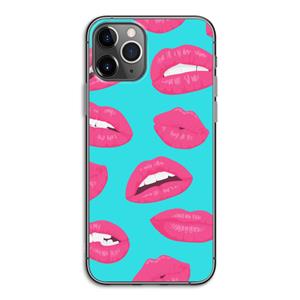CaseCompany Bite my lip: iPhone 11 Pro Transparant Hoesje
