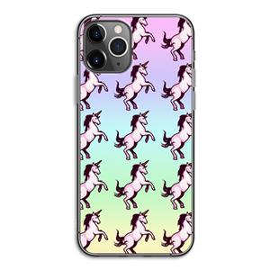 CaseCompany Musketon Unicorn: iPhone 11 Pro Transparant Hoesje