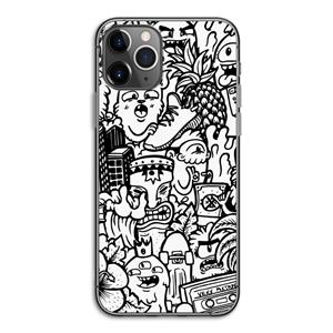 CaseCompany Vexx Mixtape #2: iPhone 11 Pro Transparant Hoesje